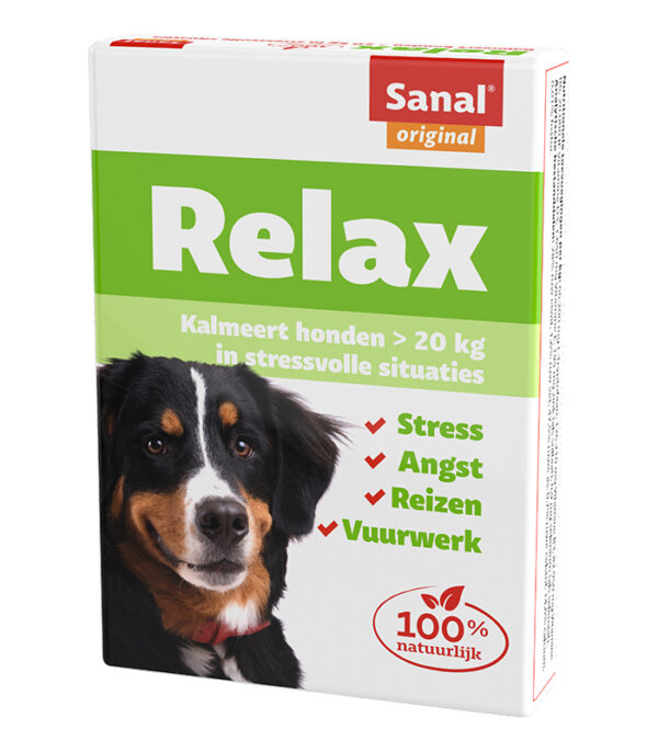 Sanal relax kalmeringstablet > 20 kg 15tabl