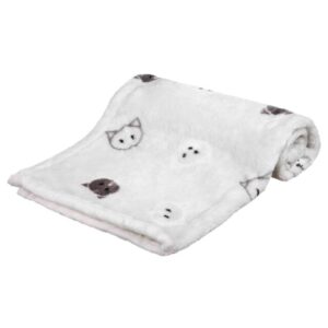 Trixie Deken Mimi, softpluche 70 × 50 cm, lichtgrijs