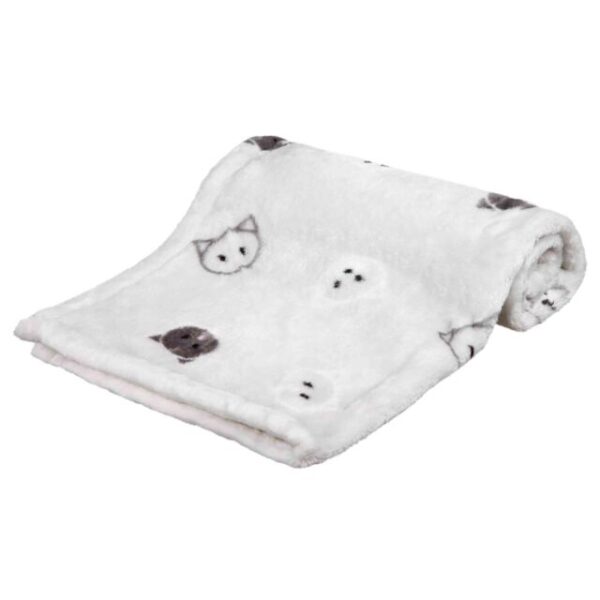 Trixie Deken Mimi, softpluche 70 × 50 cm, lichtgrijs