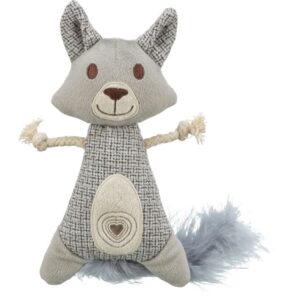 Wasbeer XXL Pluche/stof/veer catnip 20/30 cm