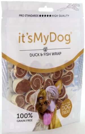 it's My Dog/Cat it's My Dog Duck & Fish Wrap85 gr