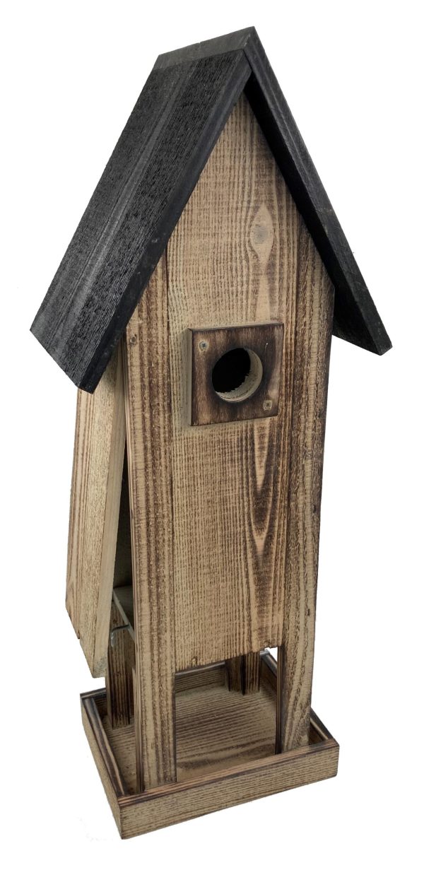 GS Vogelvoederhuisje met Nestkast 13 x 12 x 50 cm Vogelhuisje