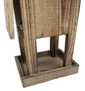 GS Vogelvoederhuisje met Nestkast 13 x 12 x 50 cm Vogelhuisje