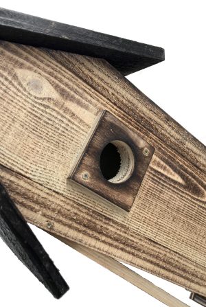 GS Vogelvoederhuisje met Nestkast 13 x 12 x 50 cm Vogelhuisje