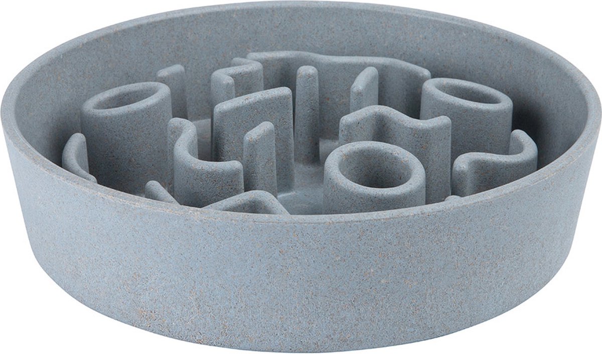 District 70 BAMBOO Dog Slow Feeder 21 cm Ice Blue