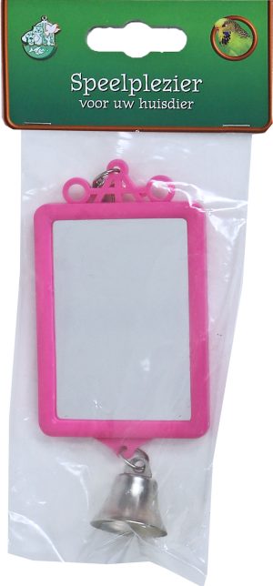 Boon Vogel Speelgoed Spiegel Met Bel Voor Parkiet