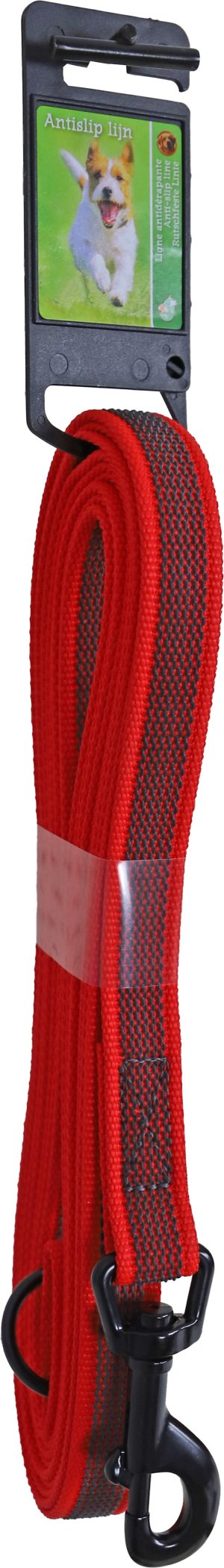 Lijn Anti slip Nylon Rood 20mm/180cm