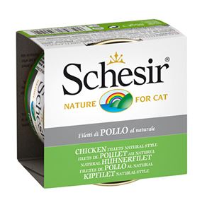 Schesir Cat Nat. Brine Rice Chicken 85 gr